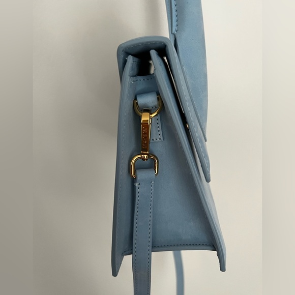 Jacquemus Le Grand Chiquito Suede Bag Light Blue - Picture 7 of 15